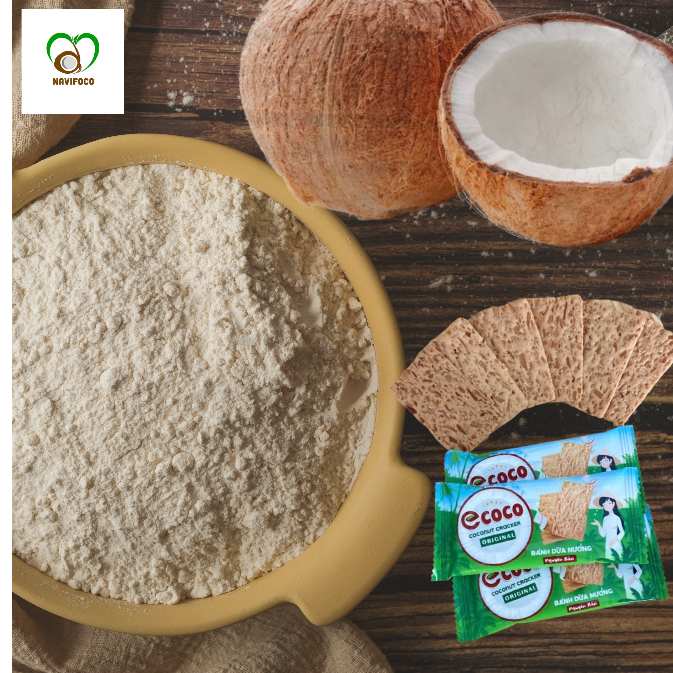 Ecoco - Hoàn toàn Thuần Thực Vật (Vegan), Không Gluten (Gluten-Free), Không GMO – Không phụ gia độc hại.