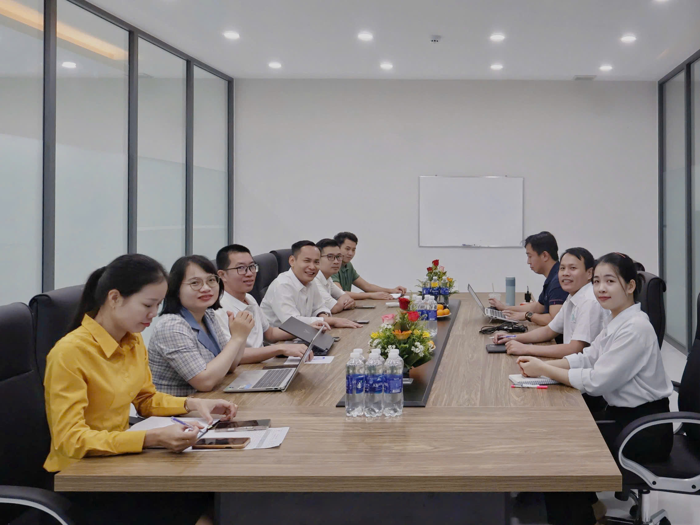 Buổi họp khai mạc đánh giá chứng nhận BRCGS của Navi Foods