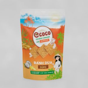 Bánh dừa ECOCO vị gừng 50g