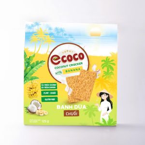 Bánh dừa ECOCO vị chuối 125g