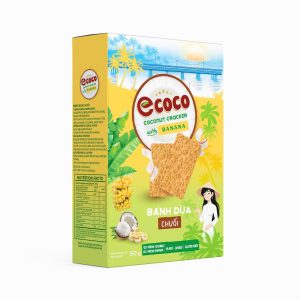 Bánh dừa ECOCO vị chuối 150g