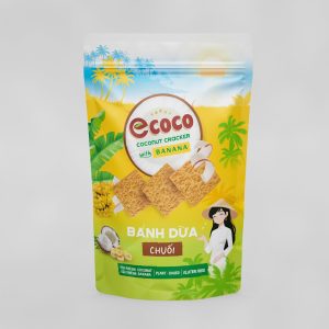 Bánh dừa ECOCO vị chuối 50g