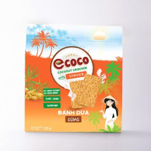 Bánh dừa ECOCO vị gừng 125g