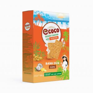 Bánh dừa ECOCO vị gừng 150g