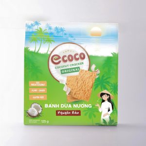 Bánh dừa ECOCO vị nguyên bản 125g